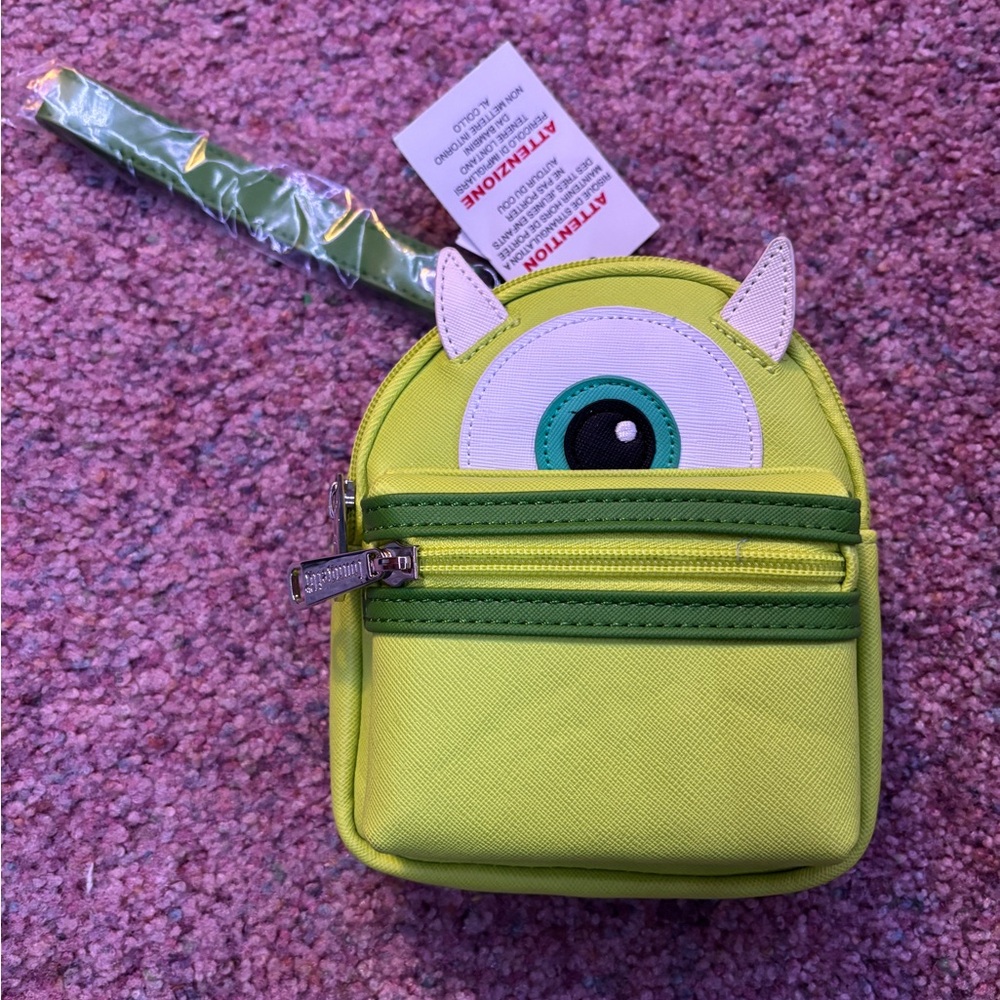 Disney Loungefly Mike Wazowski Wristlet